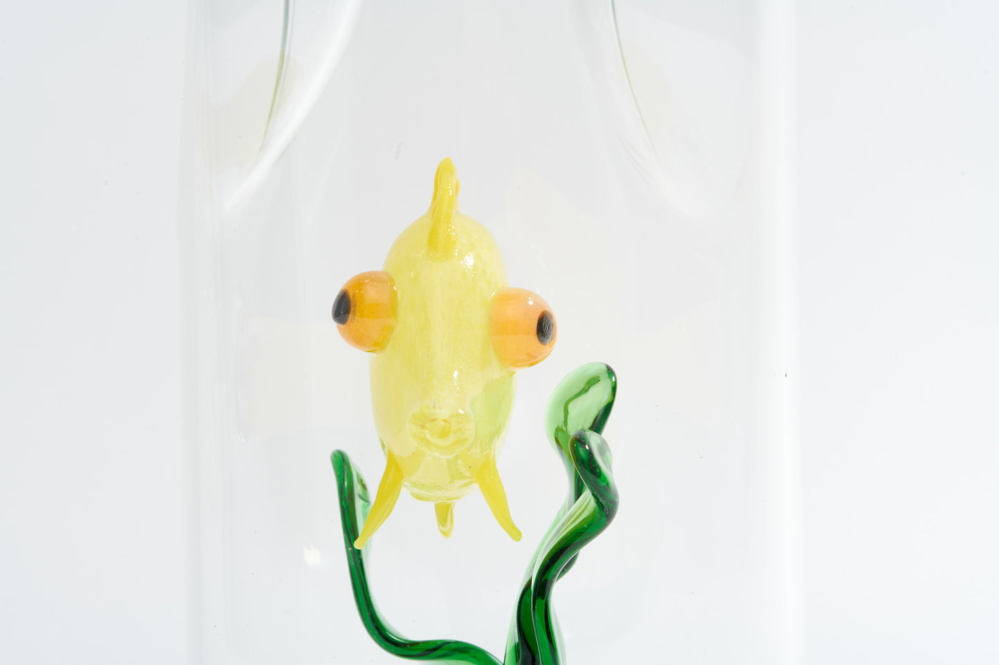 Massimo Lunardon Yellow Tang Fish Carafe – Hand-Blown Italian Glass (1.8L)