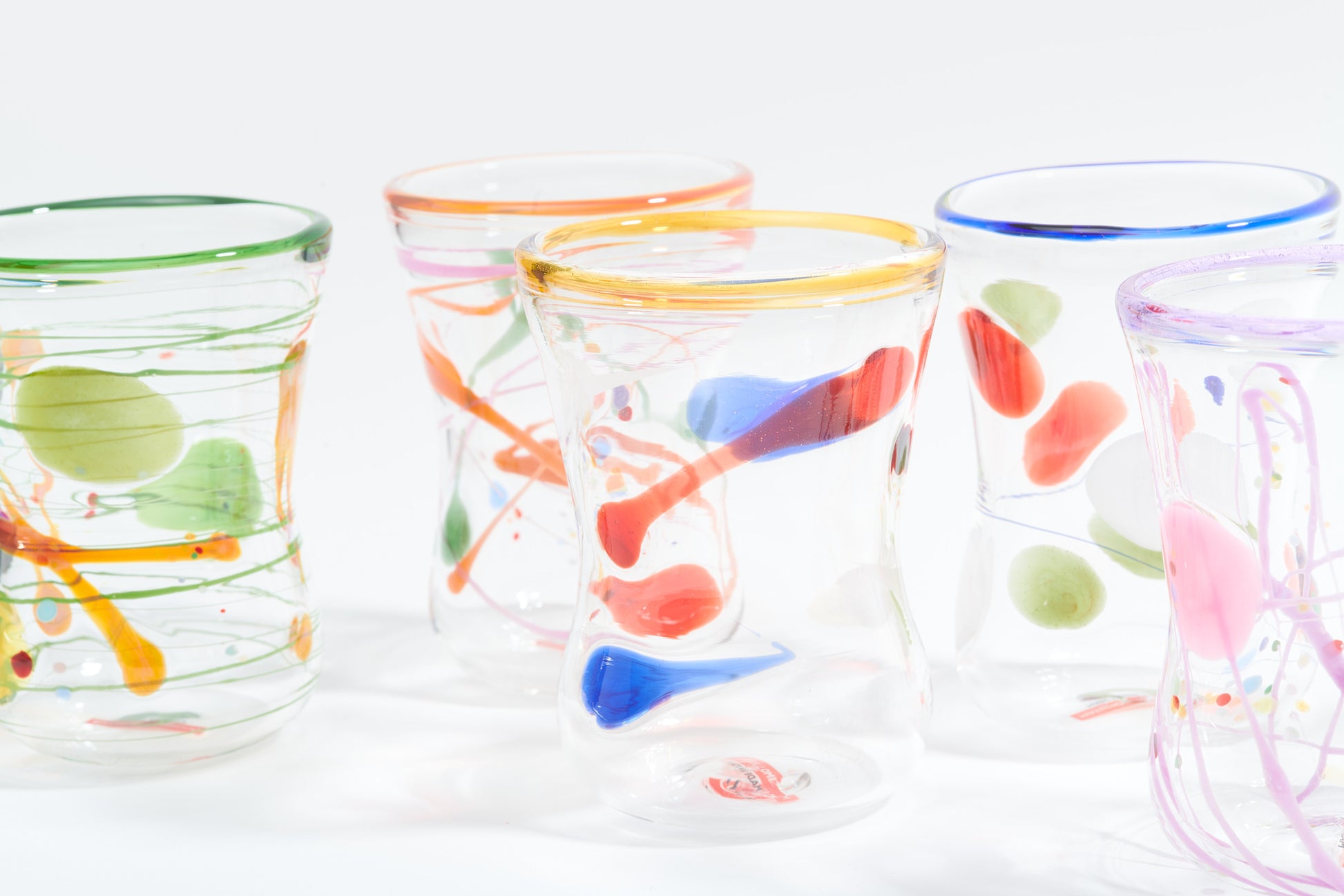 Massimo Lunardon Set of 6 Goto Tumblers closeup
