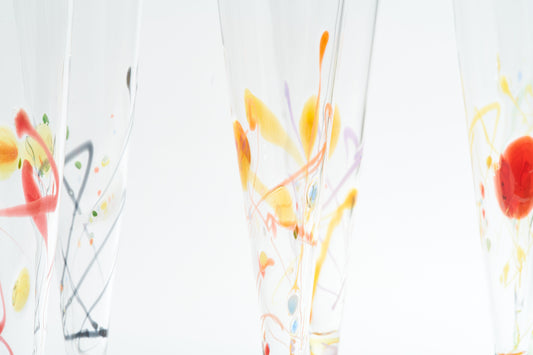 Massimo Lunardon Set of 6 Champagne Flutes